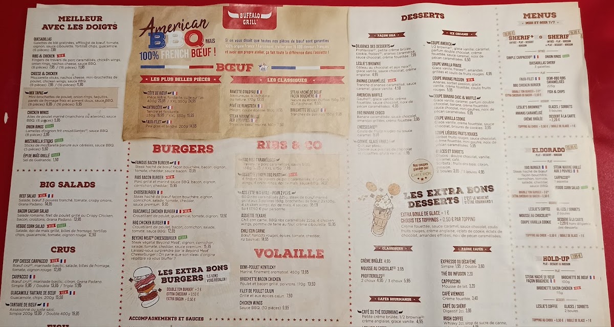 Menu Buffalo Grill Cosne Sur Loire-7